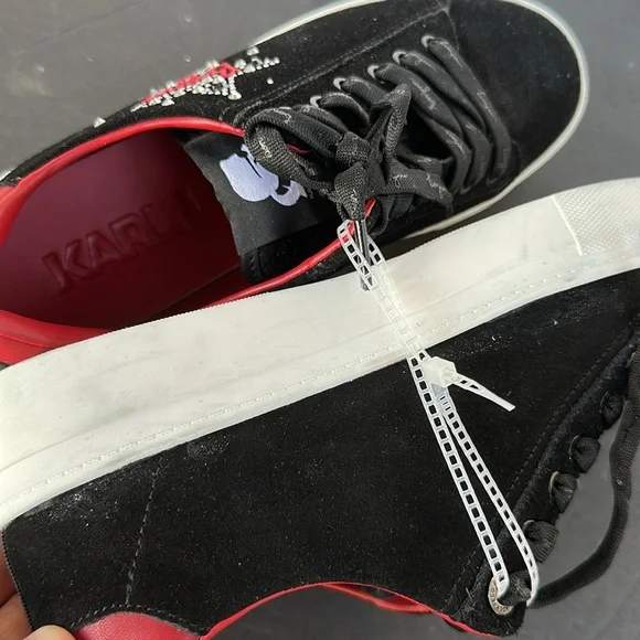 Karl Lagerfeld Women's Cate Sayings Everyday Lace Up Sneaker - Picture 7 of 8